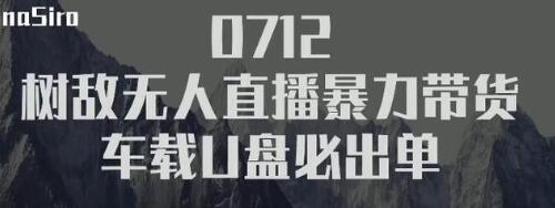 树敌‮习研‬社抖音无人直播暴力带货车载U盘必出单，单号单日产出300纯利润-闪越社