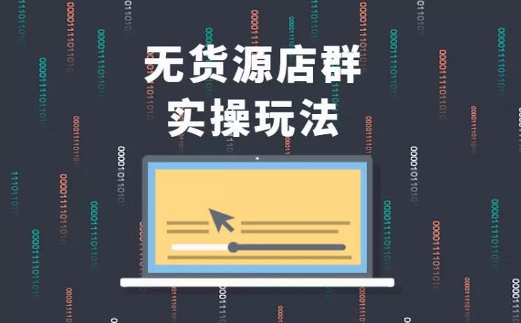 无货源店群实操玩法，蓝海选品的独特思路，店群软件操作方法（45节视频课）-闪越社