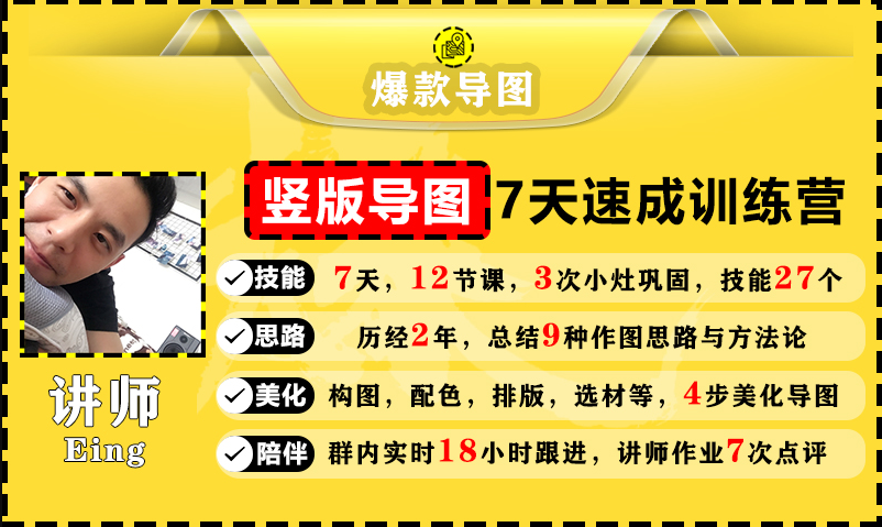 价值1388元【爆款导图】训练营 一张图吸粉800+，学完你也可以-闪越社