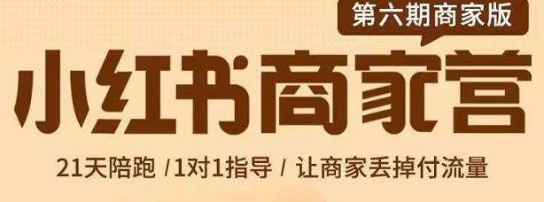 贾真-小红书商家营第6期商家版，21天带货陪跑课，让商家丢掉付流量-闪越社