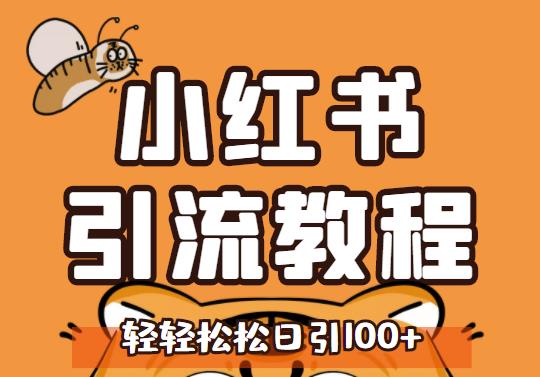 小红书运营引流全系列课程，每天引流100精准粉-闪越社