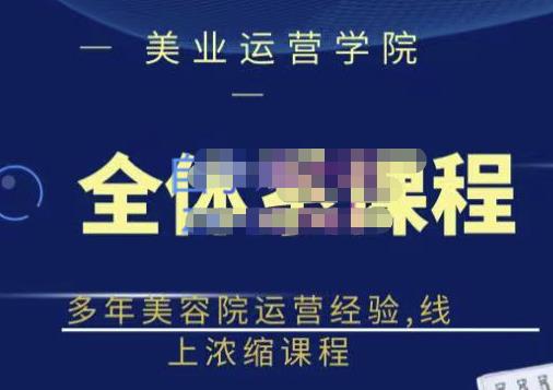 郑芳老师·网红美容院全套营销落地课程，多年美容院运营经验，线上浓缩课程-闪越社