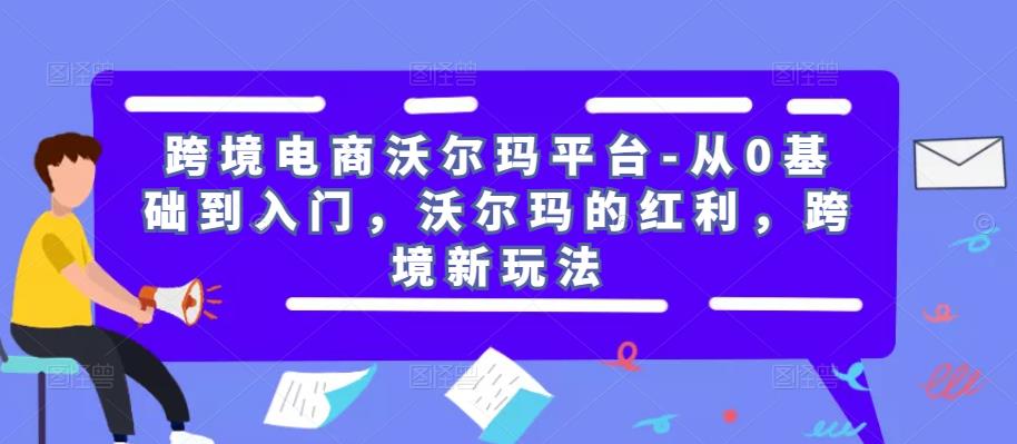 跨境电商沃尔玛平台-从0基础到入门，沃尔玛的红利，跨境新玩法-闪越社