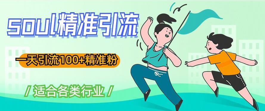 soul精准引流系列课程，一天引流100+精准粉，适合各类行业-闪越社