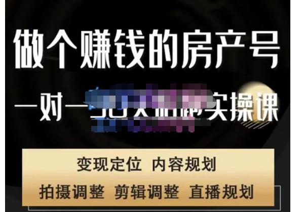 刘广标·同城房产号线上陪跑课，拍摄、剪辑、写文案、直播，做一个具有潜力价值的房产号-闪越社