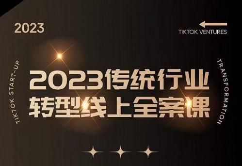 数据哥2023传统行业转型线上全案课，2023年传统行业如何转型线上，线上创业/传统转型避坑宝典-闪越社