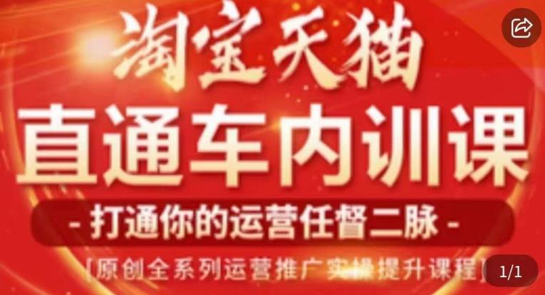 天问电商·2023淘宝天猫直通车内训课，零基础学起直通车运营实操课程-闪越社