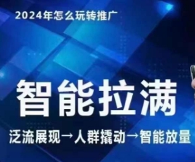 七层老徐·2024引力魔方人群智能拉满+无界推广高阶，自创全店动销玩法-闪越社