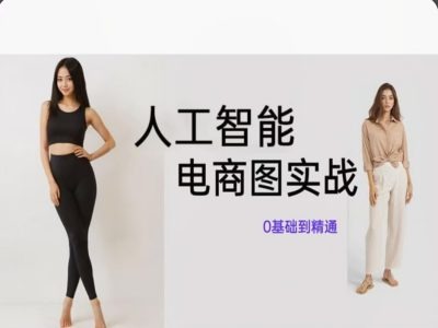 人工智能SD电商图实战，ai绘图0基础到精通-闪越社