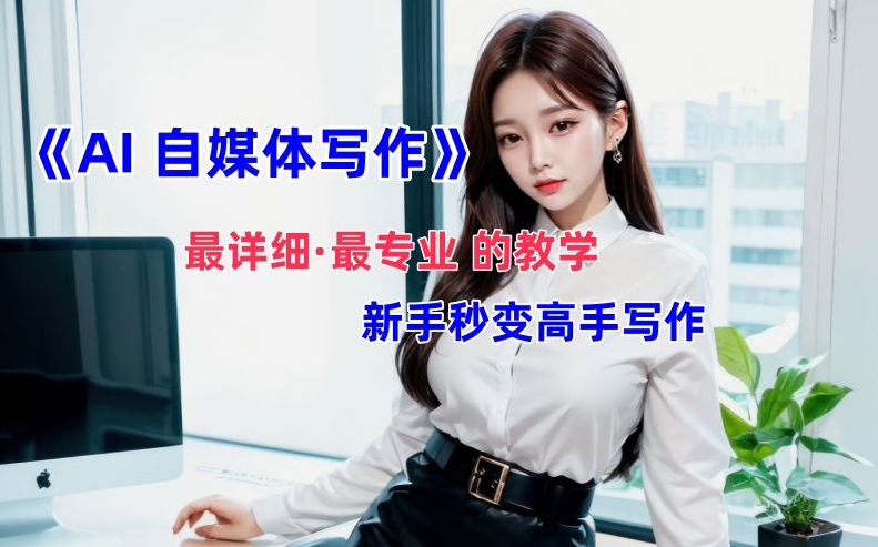 AI自媒体文章创作全网最详细教程，新手秒变写作高手，多方位发展-闪越社