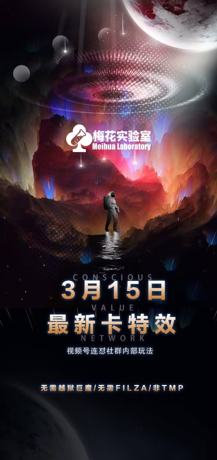 梅花实验室视频号连怼玩法-3月15日最新卡特效技术(无需越狱、巨魔、tmp)-闪越社