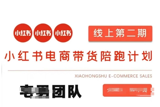 小红书电商带货课2期，月利润20个的小红书电商的有货源，无货源，虚拟产品，付费投流等整套玩法-闪越社