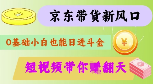 最新京东短视频带货代运营秘籍，轻松躺挣【揭秘】-闪越社