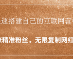 封神学员特训营:快速搭建自己的互联网营销系统,疯狂涨精准粉丝,无限复制网红流量-闪越社