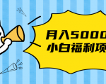 搏金汇小白福利网赚项目,长久稳定月入5000-闪越社