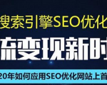 SEO搜索引擎优化总监实战VIP课堂【透析2020最新案例】快速实现年新30W-闪越社