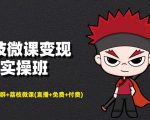 荔枝微课变现实操班:微信号+社群+荔枝微课打造自动化成交闭环系统-闪越社