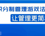 宅男·积分制管理游戏法则，让你从0到1，从1到N+，玩转积分制管理-闪越社