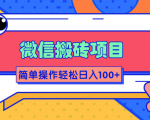 微信搬砖项目,简单几步操作即可轻松日入100+【批量操作赚更多】-闪越社