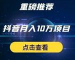 星哥抖音中视频计划:单号月入3万抖音中视频项目,百分百的风口项目-闪越社