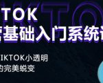 Tiktok实操进阶课程,体验从tiktok小透明到大佬的完美蜕变-闪越社