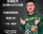 杰妮传媒·抖音快速起号核心实操课：教你新号快速起号，从0到100万过程-闪越社