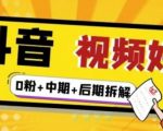 （燃烧好物）抖音视频好物分享实操课程（0粉+拆解+中期+后期）-闪越社