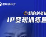 群响刘老板·IP变现训练营第6期：教你搞流量新姿势，IP打造获客私域经营-闪越社