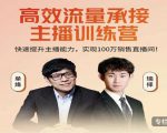 高效流量承接主播训练营：快速提升主播能力,实现100万销售直播间-闪越社