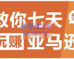 晟尧跨境·教你七天玩赚亚马逊,教你轻松玩赚亚马逊,适合小白学习-闪越社