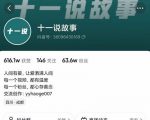 十一说故事·故事性中视频,观众快速共鸣从而快速变现的中视频玩法-闪越社