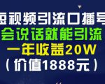 安妈·短视频引流口播号，会说话就能引流，一年收益20W（价值1888元）-闪越社