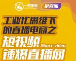 尼克派·工业化思维下的直播电商之短视频锤爆直播间，听话照做执行爆单-闪越社