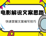 电影解说文案思路课，让你快速掌握文案编写的技巧（3节视频课程）-闪越社