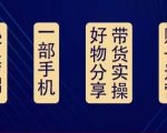 好物分享高阶实操课：0基础一部手机做好好物分享带货（24节课）-闪越社