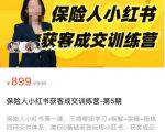 保险人小红书获客成交训练营，0基础高效玩转小红书，可复制的获客成交之路-闪越社