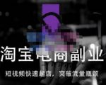 蓝Sir派·淘宝短视频快速起店，替代传统搜索方式，学会做一个不一样的淘宝店-闪越社