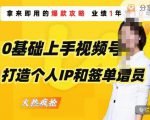0基础上手视频号打造个人IP和签单增员，保险从业者即学即用的视频号爆款攻略，助你变现百万保费-闪越社