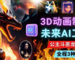 利用未来Ai工具LeiaPix,静态图转换3D动画,Lexica和Chat GPT制作精彩视频-闪越社