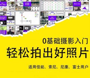 0基础摄影入门,轻松拍出好照片(适用佳能、索尼、尼康、富士用户)-闪越社