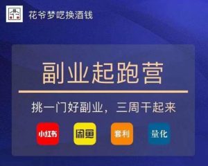 花爷-副业起跑营第2期，挑一门好副业，三周干起来（闲鱼｜小红书｜量化｜套利）-闪越社