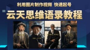 云天思维老者语录教程(图片会说话)详细教程+软件-闪越社