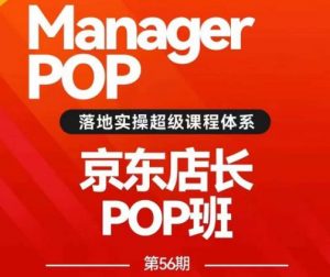 搜索书生POP店长私家班培训录播课56期7月课,京东搜推与爆款打造技巧,站内外广告高ROI投放打法-闪越社