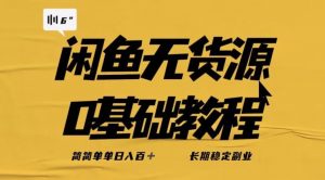 独家闲鱼无货源详细玩法，简简单单日八百+，长期稳定副业【揭秘】-闪越社