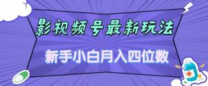 影视号最新玩法，新手小白月入四位数，零粉直接上手【揭秘】-闪越社