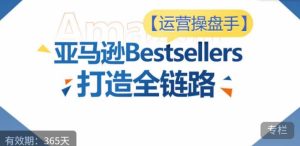 运营操盘手！亚马逊Bestsellers打造全链路，选品、Listing、广告投放全链路进阶优化-闪越社