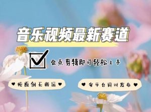音乐视频赛道最新玩法,纯原创不违规,可所有平台同时发布,会点剪辑即可轻松拿捏【揭秘】-闪越社