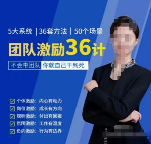 黄景:团队激励36计-Get职场竞争力,进阶管理高手-闪越社