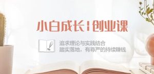 小白成长创业课：追求理论与实践结合，踏实落地，有尊严的持续赚钱-42节-闪越社