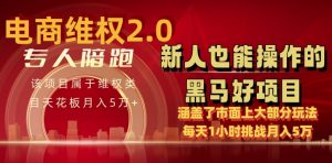 电商维权 4.0 如何做到月入 5 万+每天 1 小时新人也能快速上手【仅揭秘】-闪越社